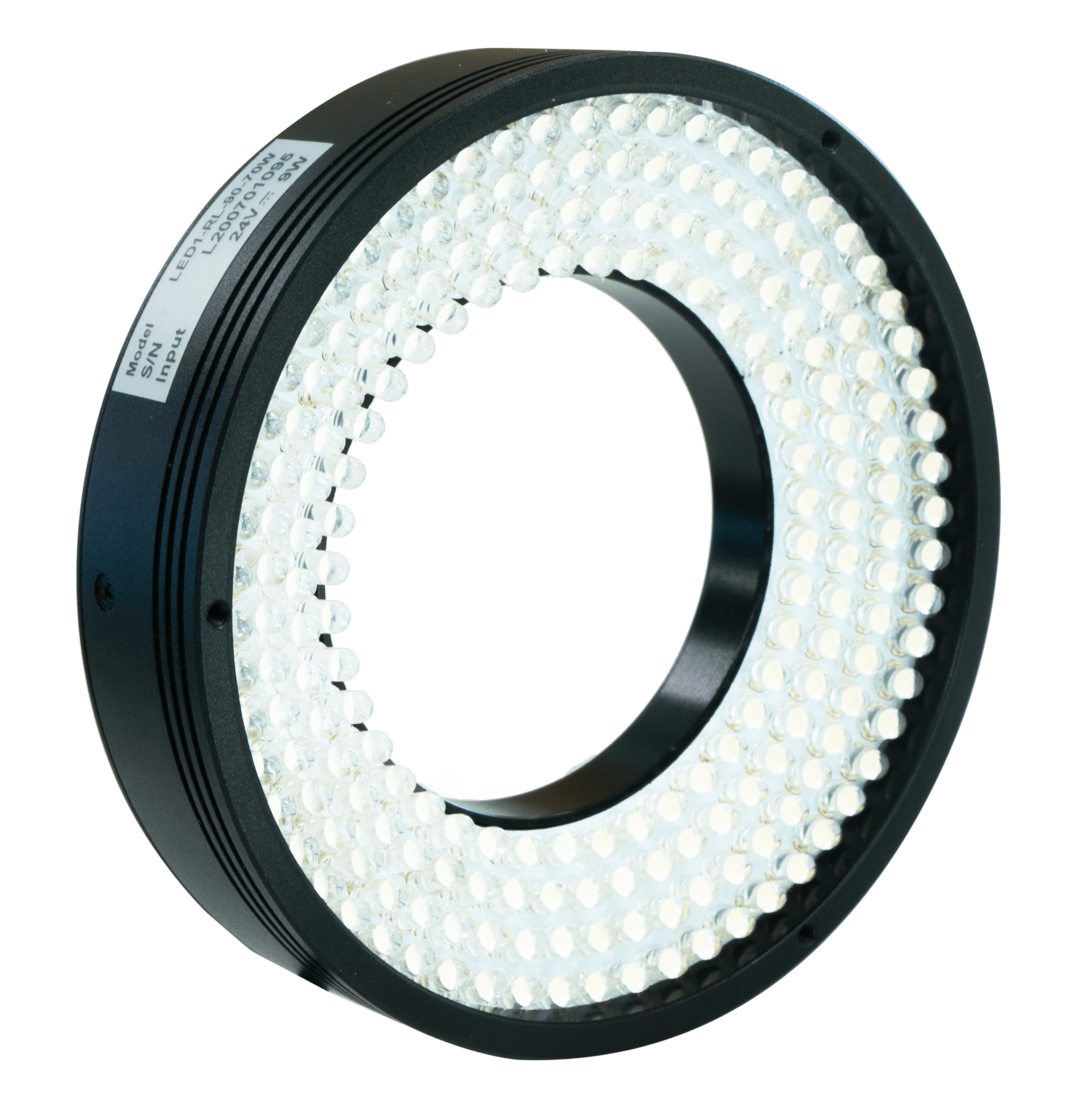 LED1-RL-90-70W, Ring Light (bright-field), 90mm, white, 24V / 9W, LED1-RL-90-70W
