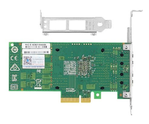 GRAB-D-PCIe4-10G-2X2X , Adapter PCIe4x - 2x 10GigE without PoE port.