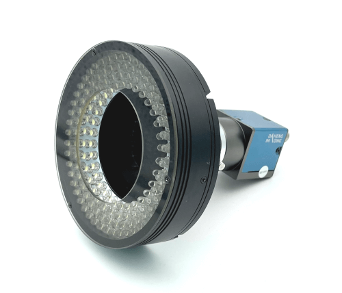 LED1-RL-90-70W-POL-M27, Ring Light (bright-field), 90mm, white, 24V / 9W, polarized, LED1-RL-90-70W-POL-M27