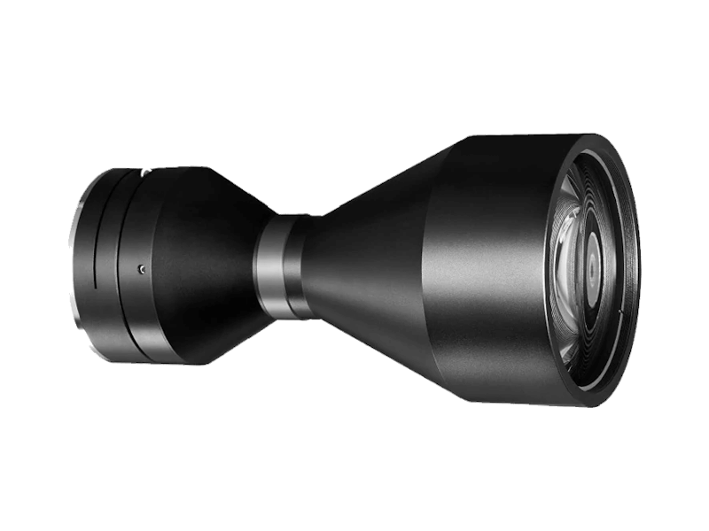 LM58-TELECENTRIC-0.609X-WD158-39-NI, Telecentric M58 Lens, magnification 0.609X, sensorsize 39mm