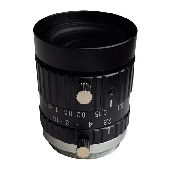 LCM-10MP-12MM-F2.8-1.5-ND1, LENS C-mount 10MP 12MM F2.8 2/3" NON DISTORTION