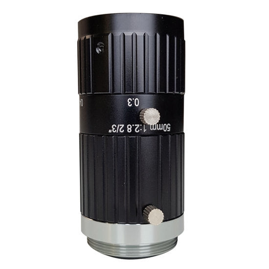 LCM-10MP-50MM-F2.8-1.5-ND1, LENS C-mount 10MP 50MM F2.8 2/3" NON DISTORTION