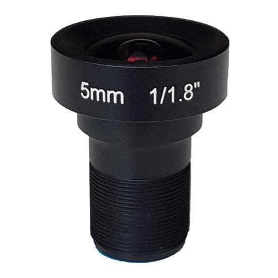LM12-5MP-05MM-F2.5-1.8-LD1, LENS M12 5MP 5MM F2.5 1/1.8" LOW DISTORTION
