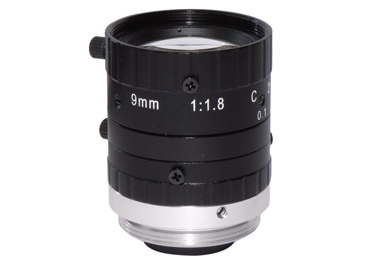 LCM-5MP-09MM-F1.8-1.5-ND1, LENS C-mount 5MP 9MM F1.8 2/3" NON DISTORTION